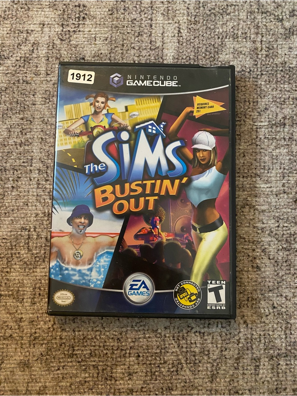 Sims Bustin' Out (Nintendo GameCube, 2003) Game Only